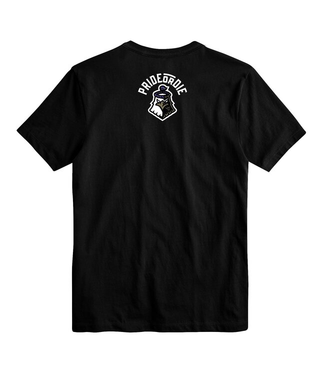PRIDE or Die T-shirt Flying Knee Zwart