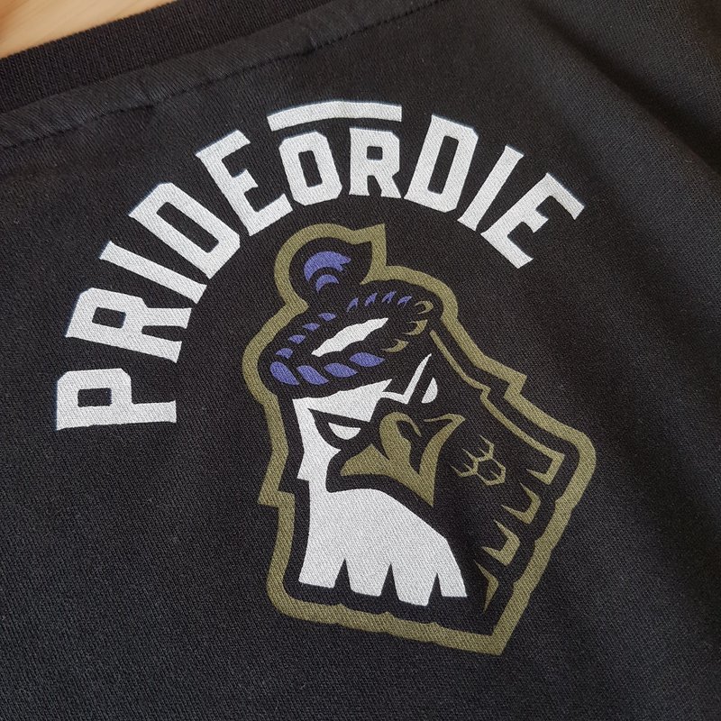 Pride or Die PRiDE or DiE T-shirt Flying Knee Black