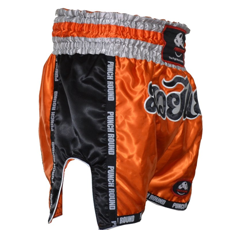 PunchR™  Punch Round™ Kickboks Broekje Muay Thai Oranje