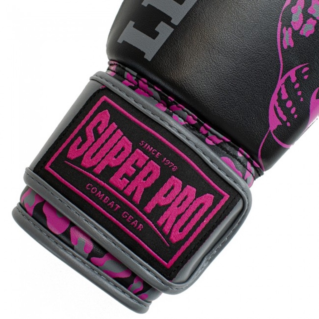 FIGHTWEAR SHOP - Leopard Pro Super Schwarz Pink DEUTSCHLAND Boxhandschuhe Kinder