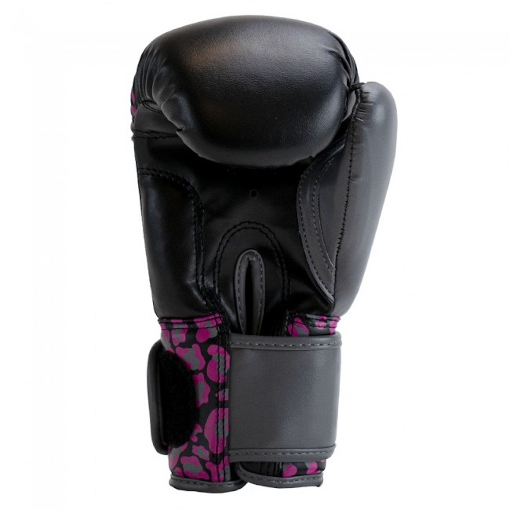 DEUTSCHLAND Boxhandschuhe SHOP Schwarz - Leopard Pink Super FIGHTWEAR Kinder Pro