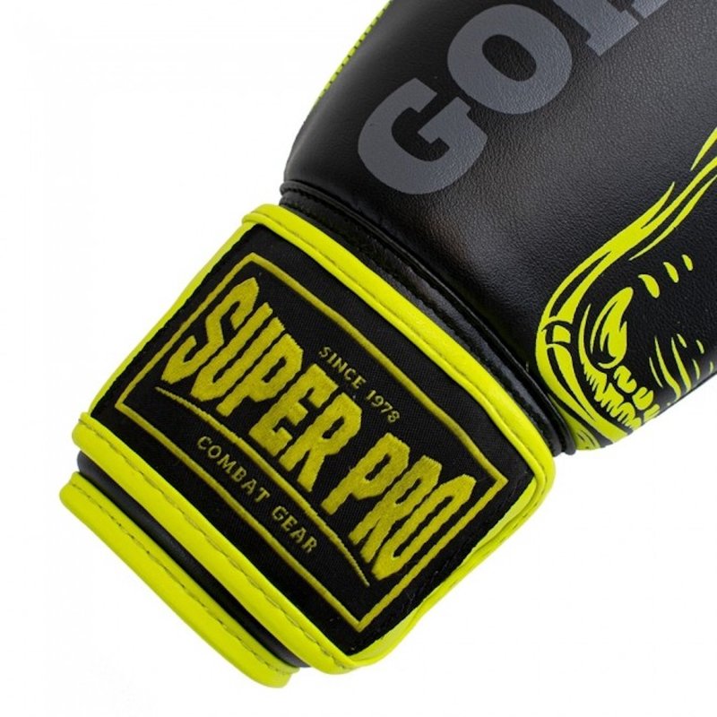 Super Pro Super Pro Gorilla Kids Boxhandschuhe Schwarz Gelb