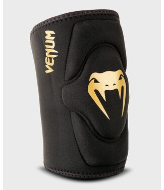 Venum Fightwear – Official Collection - Fightwear Shop Venum Knie Beschermers Kontact Gel Kneepads Zwart Goud
