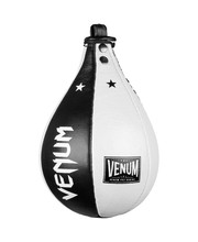 Venum Hurricane Speed Bag Black White Premium PU - FIGHTWEAR SHOP