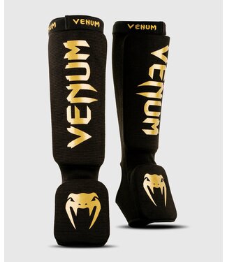 Venum Venum Kontact Shin Guards Black Gold