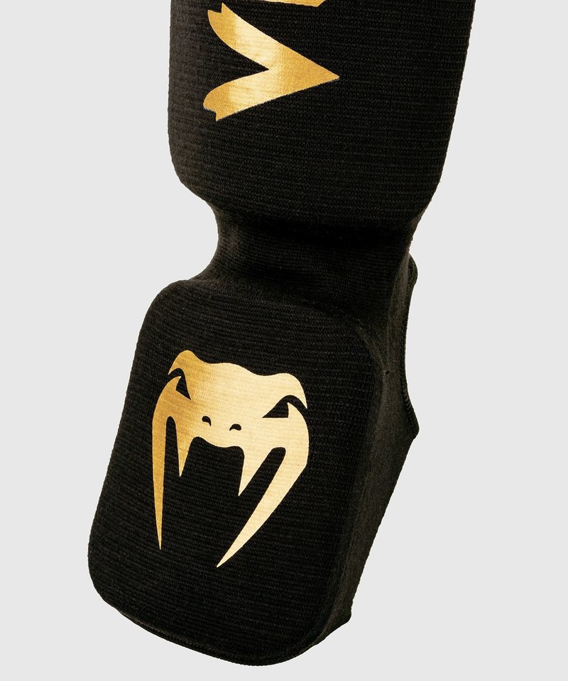 Venum Venum Kontakt Schienbeinschoner Schwarz Gold Black