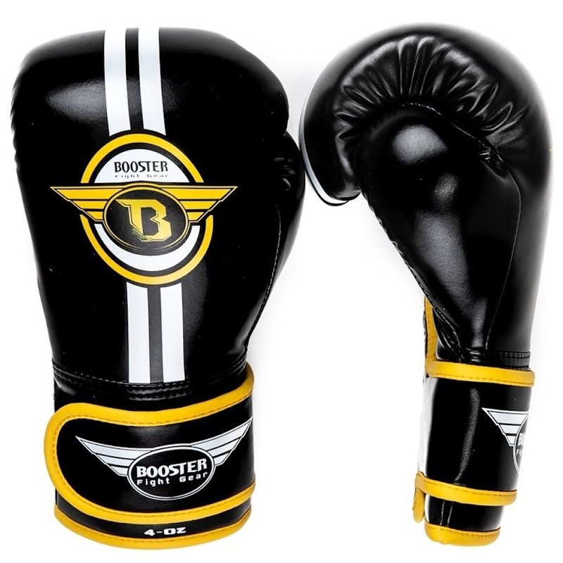 Booster Booster Kids Boxing Gloves BG Youth ELITE 3 Black Yellow