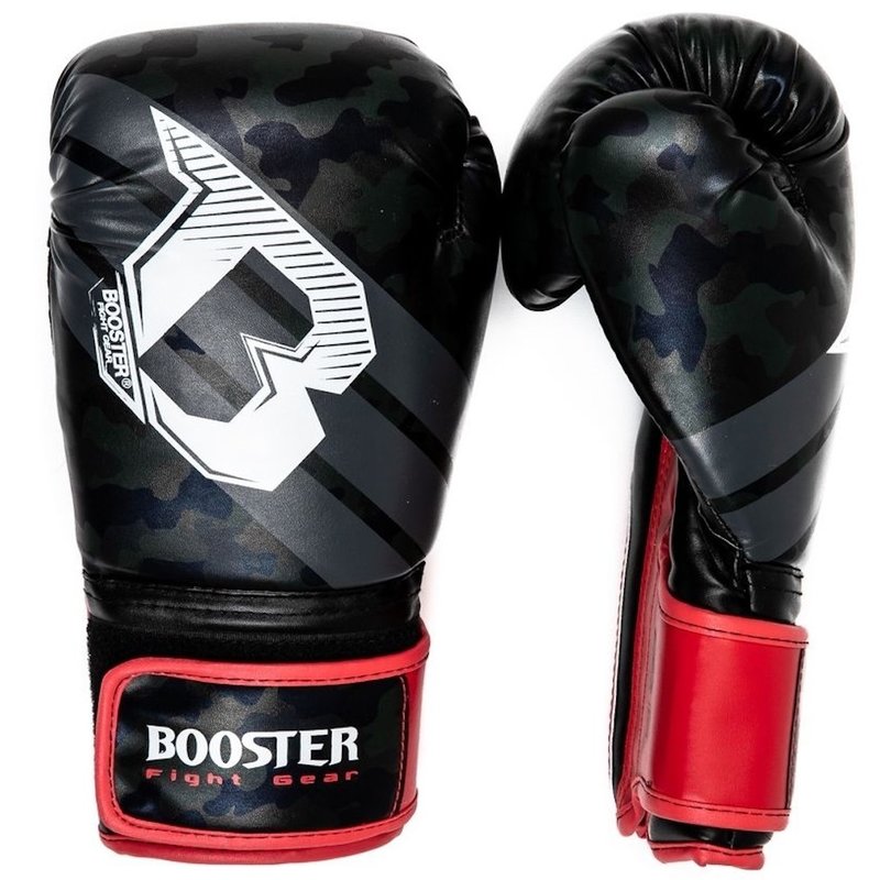 Booster Booster Kids Boxing Gloves BG Youth Zwart Camo