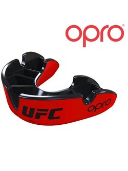 UFC OPRO UFC Mondbeschermer Zilver Rood Zwart Jeugd tot 10 jaar
