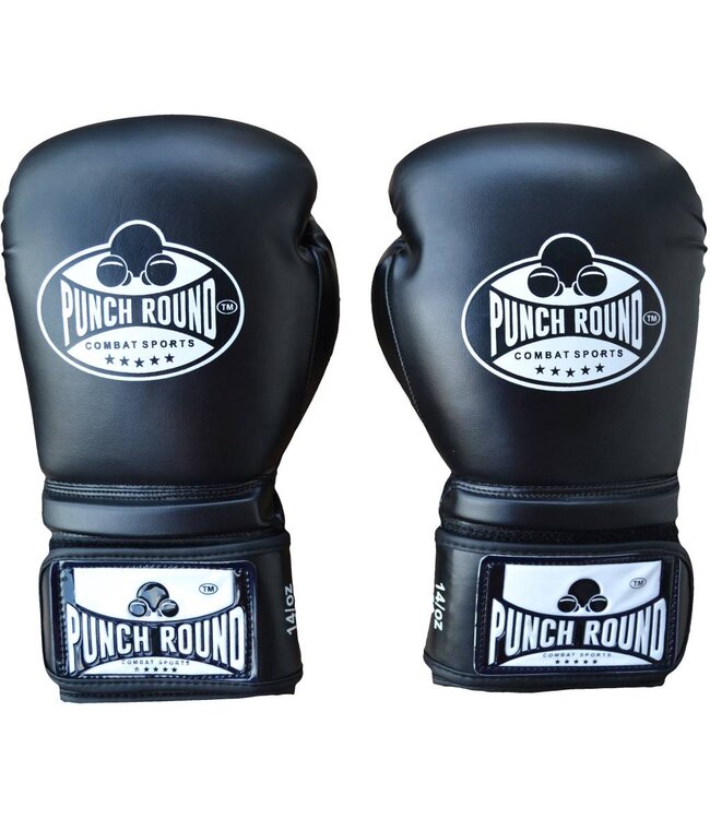 Punch Round ™ Combat Sports Boxhandschuhe Kinder Schwarz