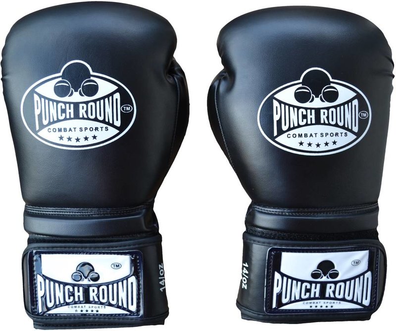 PunchR™  Punch Round ™ Combat Sports Boxhandschuhe Kinder Schwarz