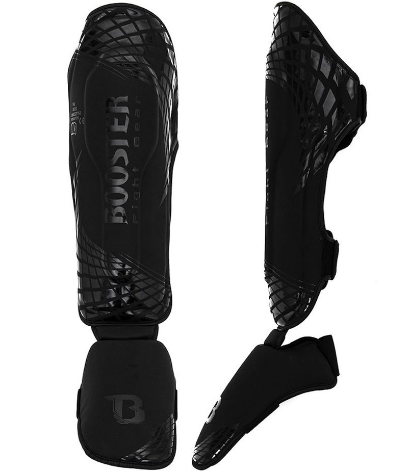 Booster Booster BFG CUBE Kickboxing Shinguards Black Black