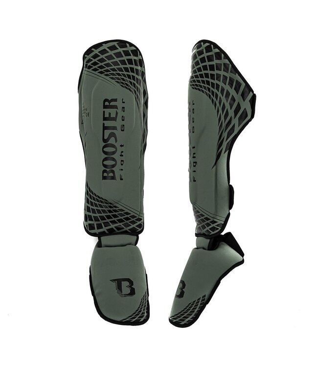 Booster BFG CUBE Kickboxing Shinguards Green