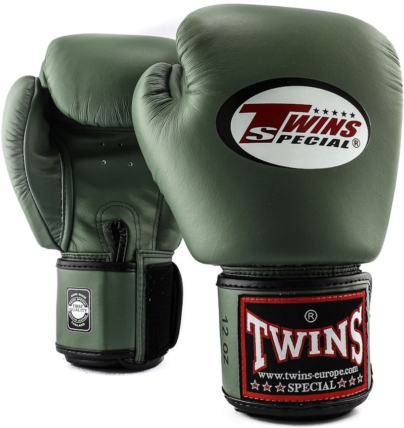 Twins Special Twins (Kick) Boxhandschuhe BGVL 3 Militär Grün