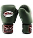 Twins Special BGVL3 Leren Bokshandschoenen Olijf Groen – Muay Thai & Kickboksen