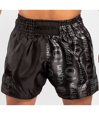 Venum Venum Logos Muay Thai Shorts Zwart Zwart