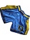 Booster Booster Muay Thai Shorts TBT Pro 4.20 Blau Gelb Kickbox Hose