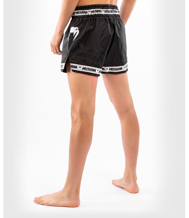 Venum PARACHUTE Muay Thai Kickboxing Shorts Black White