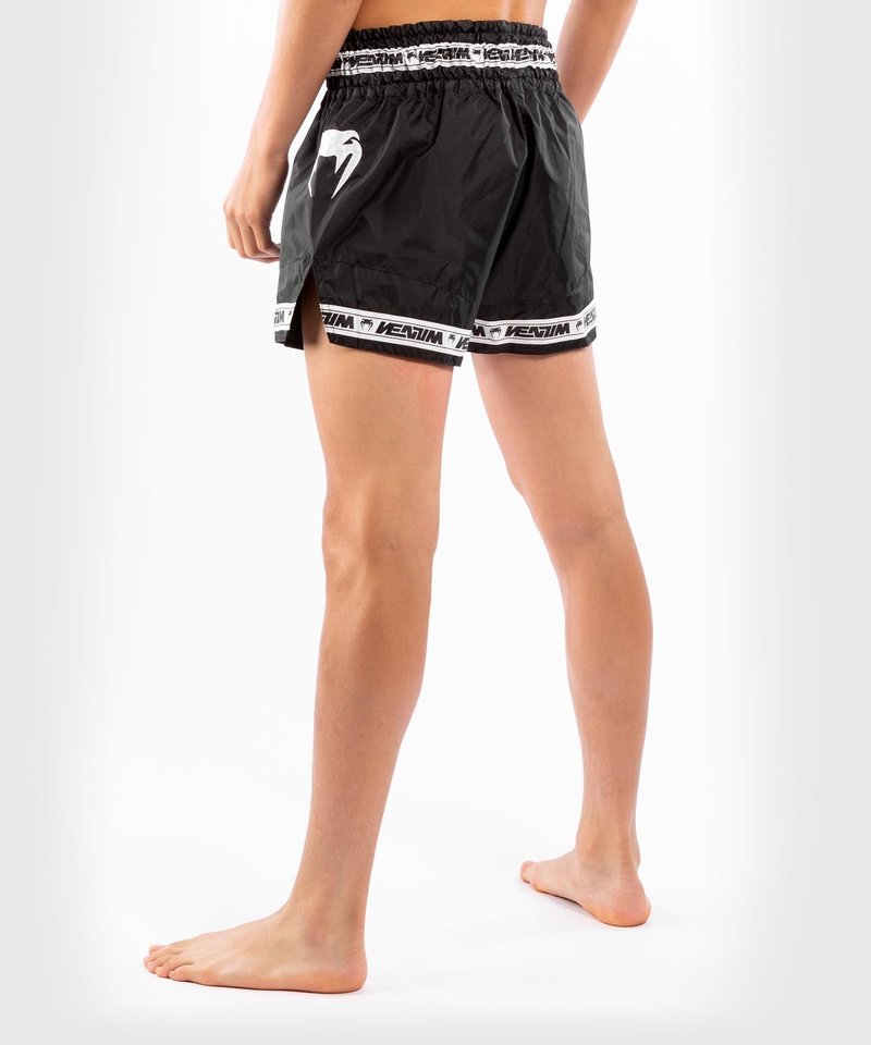 Venum Venum PARACHUTE Muay Thai Kickboks Broekjes Zwart Wit