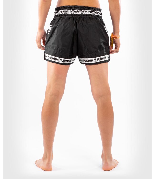 Venum PARACHUTE Muay Thai Kickboks Broekjes Zwart Wit