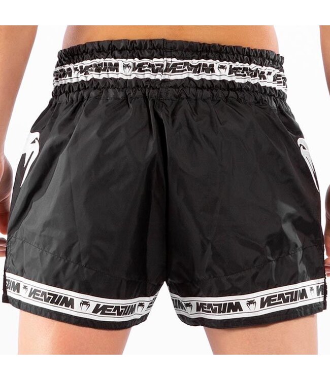 Venum PARACHUTE Muay Thai Kickboxing Shorts Schwarz Weiß