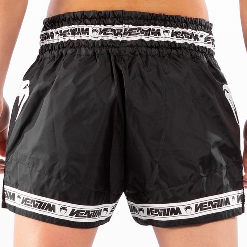 Venum Venum PARACHUTE Muay Thai Kickboks Broekjes Zwart Wit