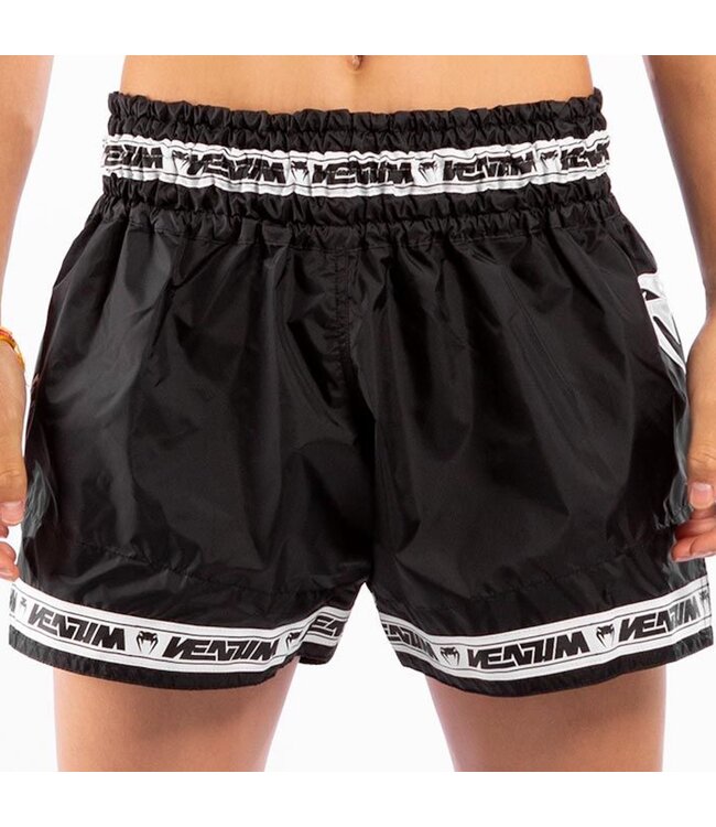 Venum Venum PARACHUTE Muay Thai Kickboxing Shorts Schwarz Weiß