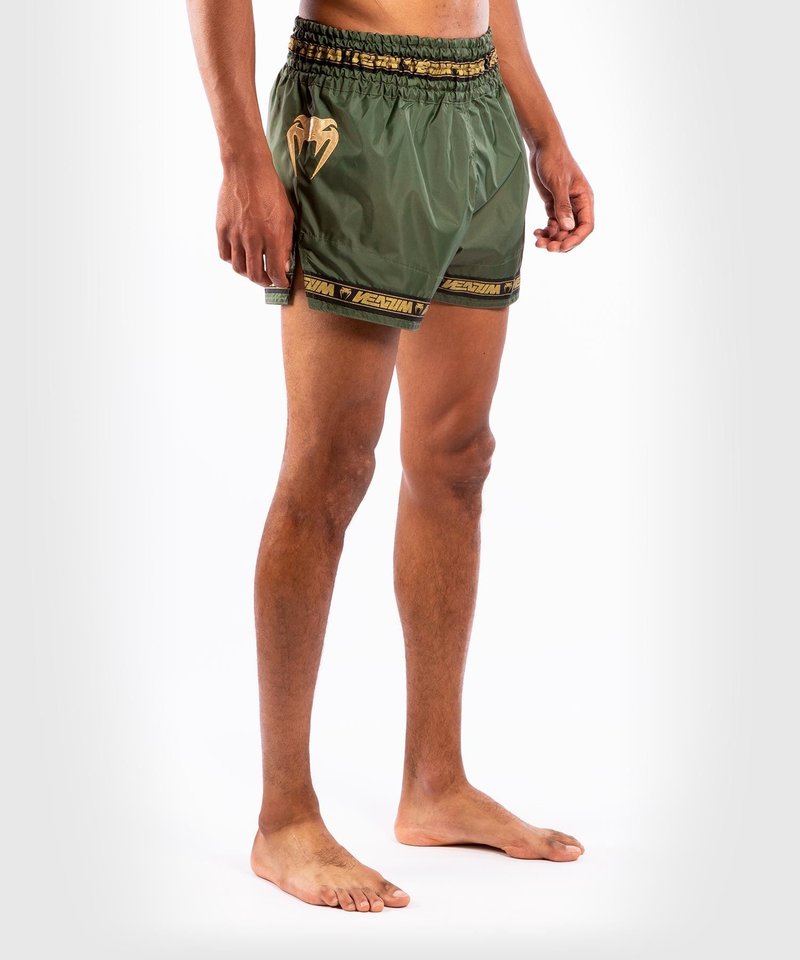 Venum Venum PARACHUTE Muay Thai Kickboxing Shorts Khaki Gold