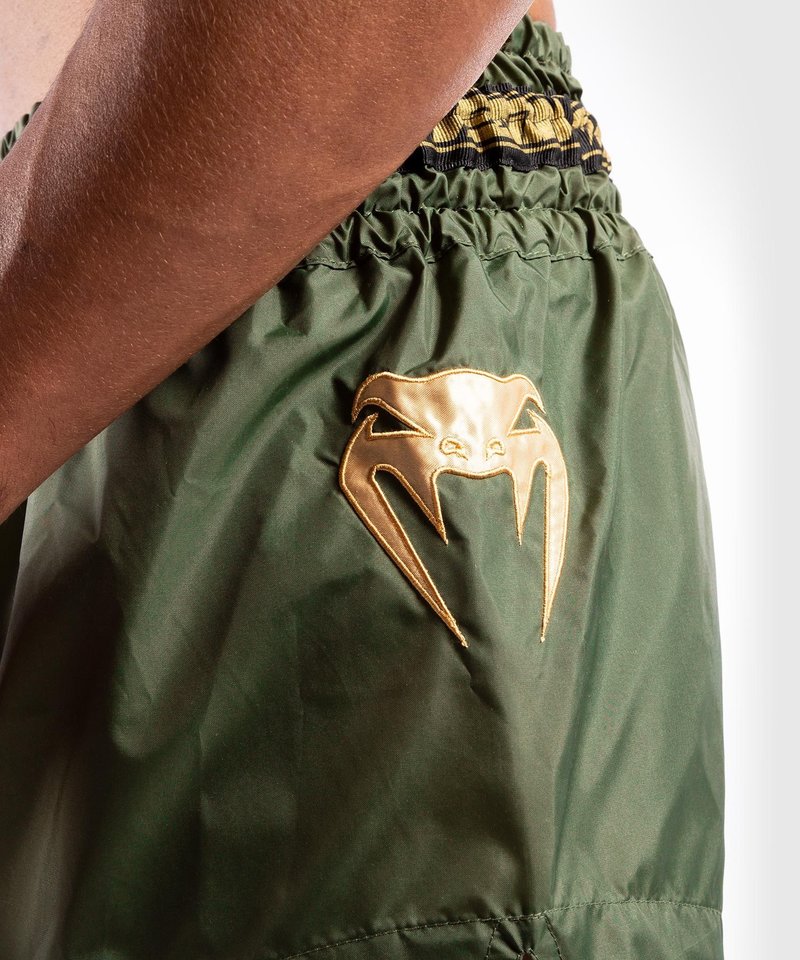 Venum Venum PARACHUTE Muay Thai Kickboxing Shorts Khaki Gold