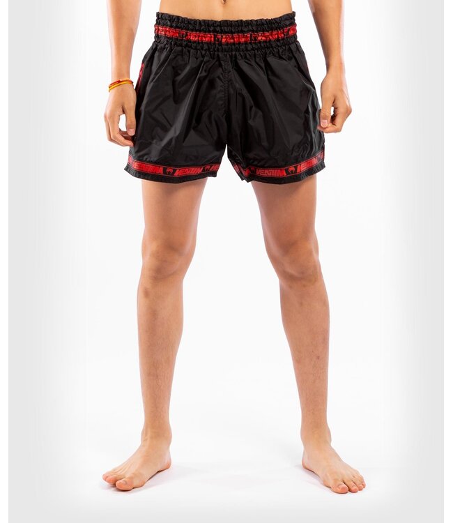 Venum PARACHUTE Muay Thai Kickboks Broekjes Zwart Rood
