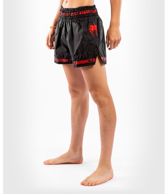 Venum PARACHUTE Muay Thai Kickboxing Shorts Schwarz Rot