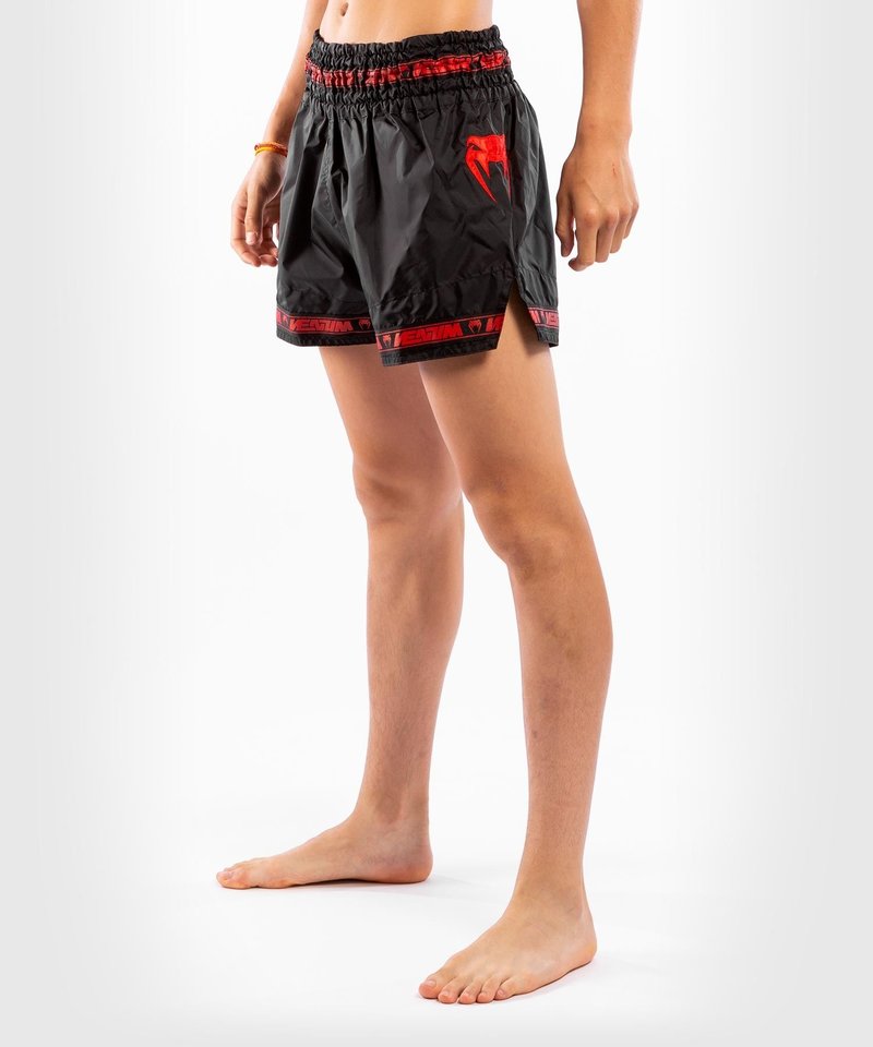 Venum Venum PARACHUTE Muay Thai Kickboks Broekjes Zwart Rood