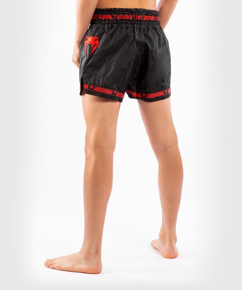 Venum Venum PARACHUTE Muay Thai Kickboxing Shorts Schwarz Rot