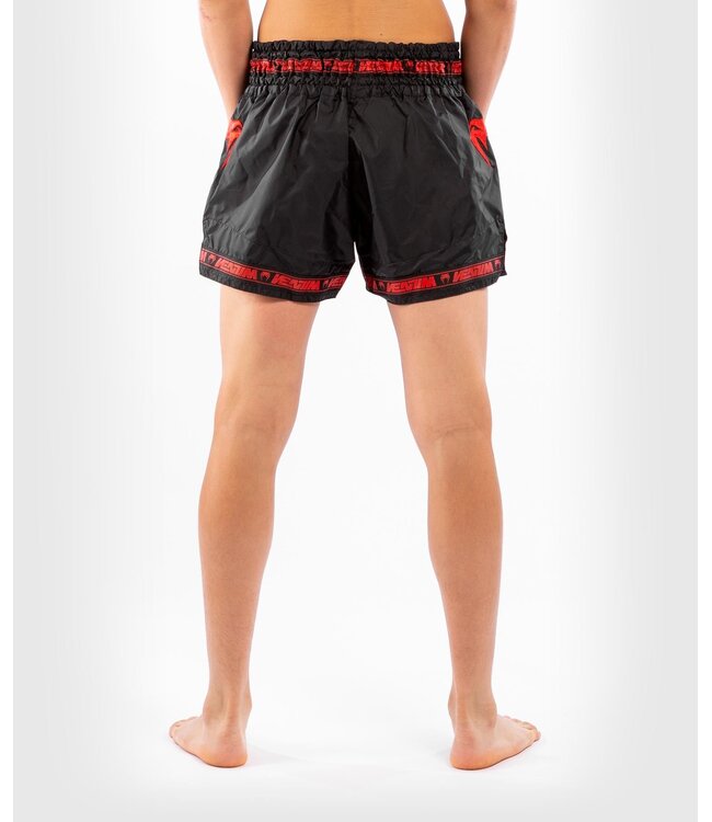 Venum PARACHUTE Muay Thai Kickboks Broekjes Zwart Rood