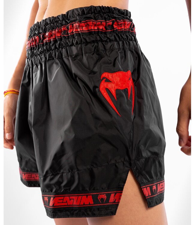 Venum PARACHUTE Muay Thai Kickboxing Shorts Schwarz Rot