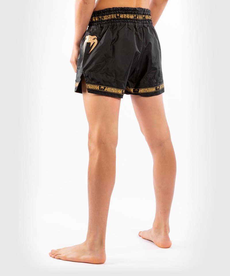 Venum Venum PARACHUTE Muay Thai Kickboks Broekjes Zwart Goud