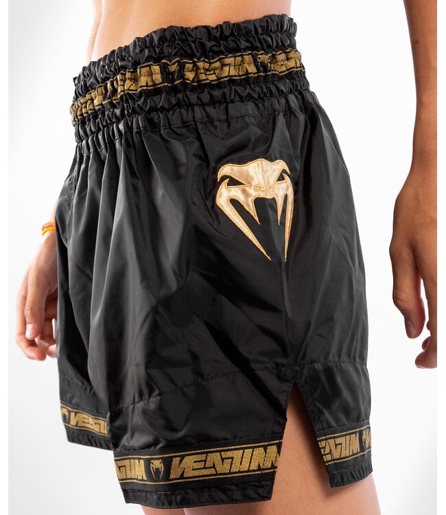Venum PARACHUTE Muay Thai Kickboxing Short Black Gold