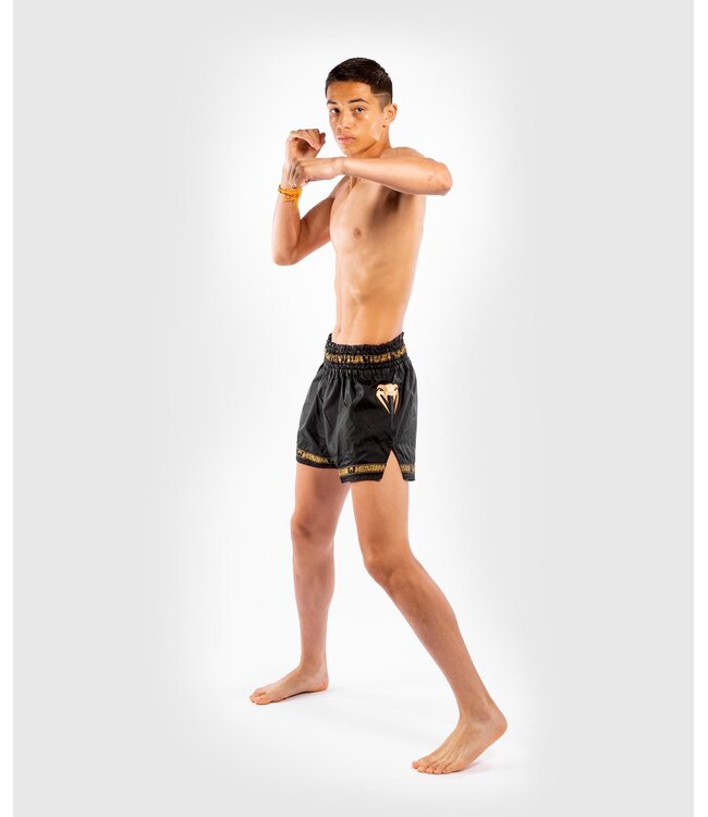 Venum PARACHUTE Muay Thai Kickboxing Short Black Gold