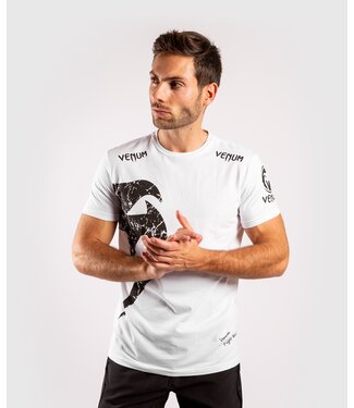 Venum Venum T-shirt Giant Wit Zwart Venum Vechtsport Kleding