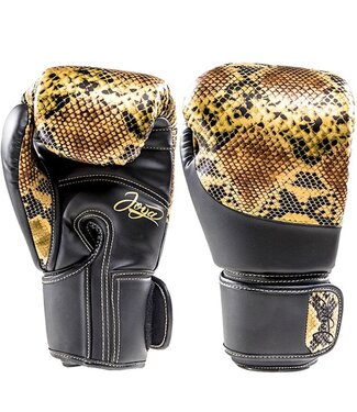 JOYAGEAR Joya (Kick)Boxing Gloves Thai Snake Gold Black