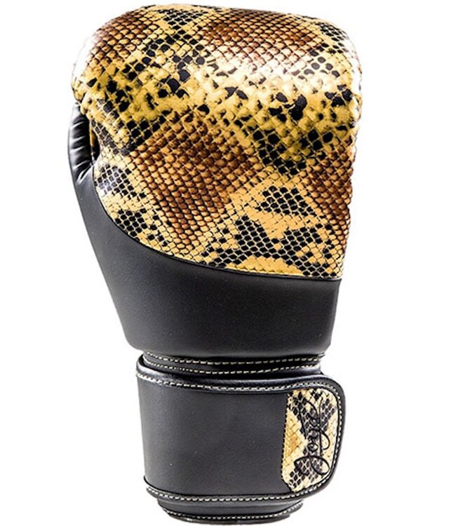 Joya (Kick)Boxing Gloves Thai Snake Gold Black