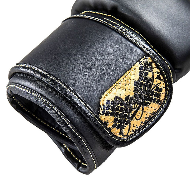 Joya Joya (Kick)Boxing Gloves Thai Snake Gold Black
