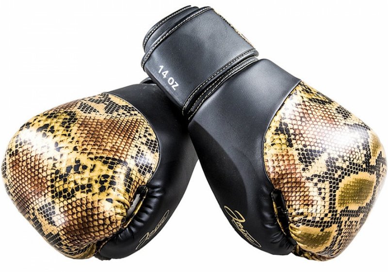 Joya Joya (Kick)bokshandschoenen Thai Snake Goud Zwart