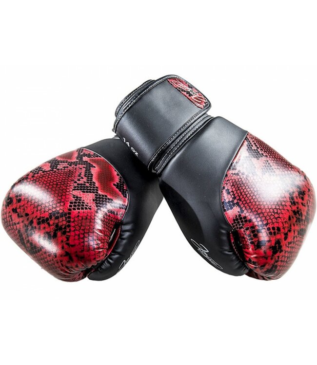 Joya Joya (Kick)bokshandschoenen Thai Snake Rood Zwart