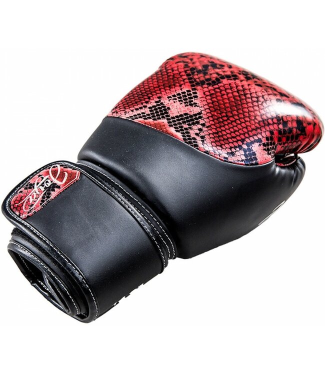 Joya Joya (Kick)bokshandschoenen Thai Snake Rood Zwart