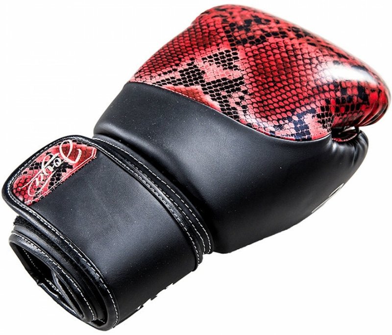 Joya Joya (Kick)bokshandschoenen Thai Snake Rood Zwart