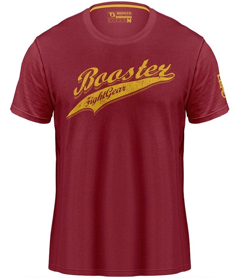 Booster Booster Vintage Slugger T Shirt Rood Booster Vechtsport Kleding