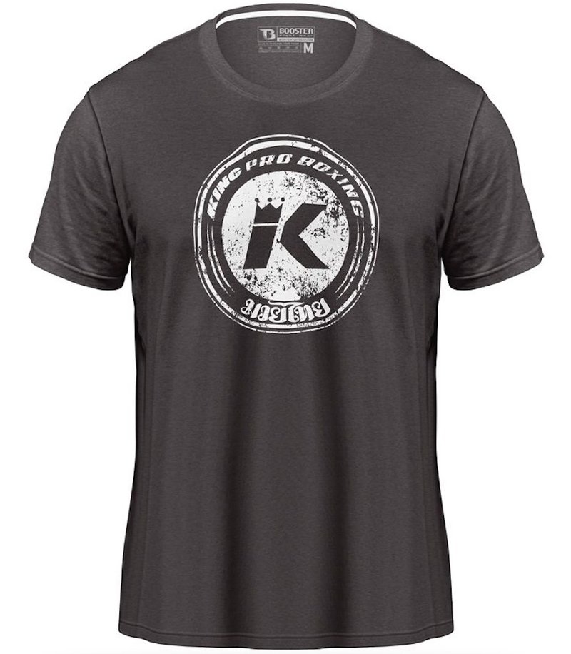 King Pro Boxing King Pro Boxing KPB Vintage Logo T-Shirt Grau