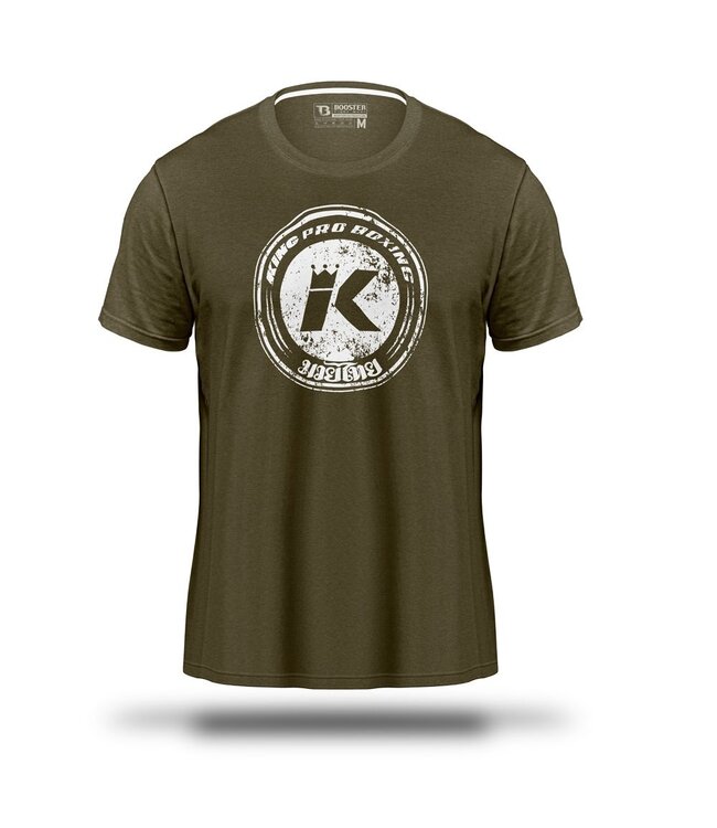 King Pro Boxing King Pro Boxing KPB Vintage Logo T-Shirt Olivgrün