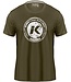 King Pro Boxing KPB Vintage Logo T Shirt Olive Green